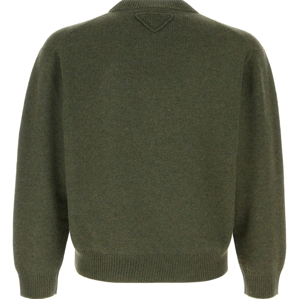Prada Men's Sweater in Green