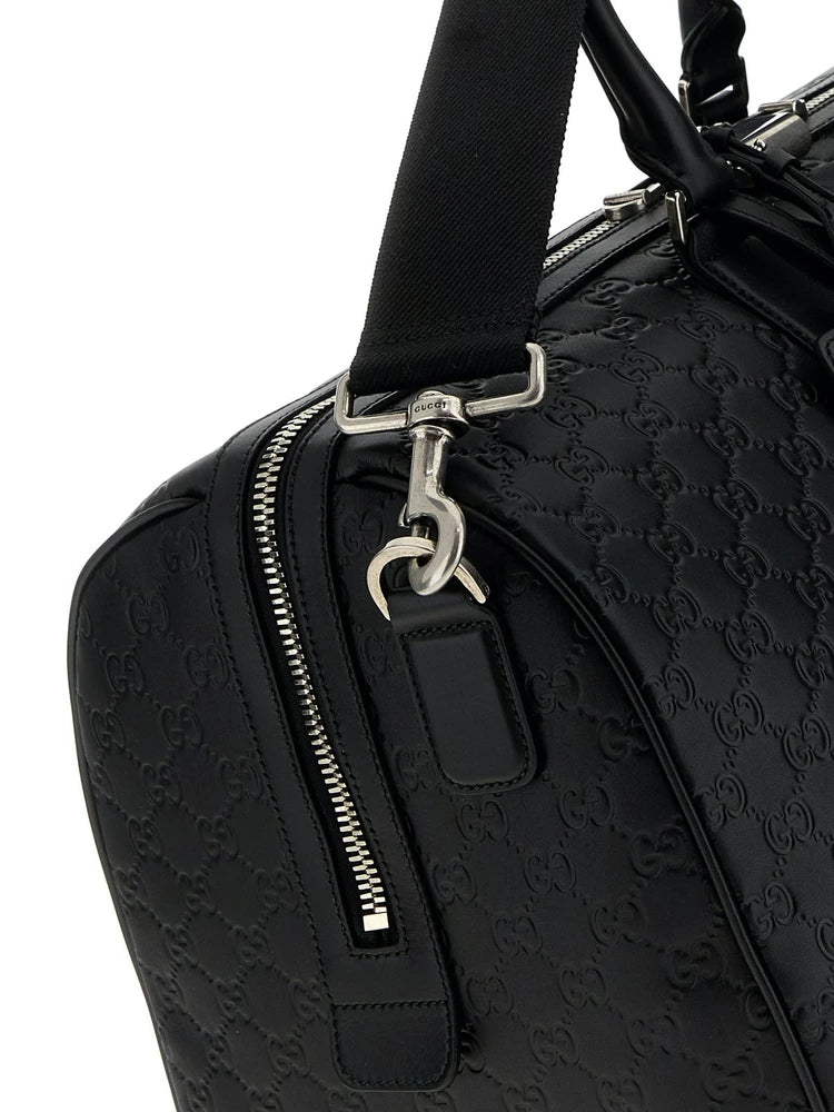 Gucci Men's Emblem Large Bag