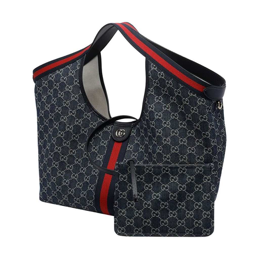 Gucci Women's Giglio Large Tote Bag in Blue