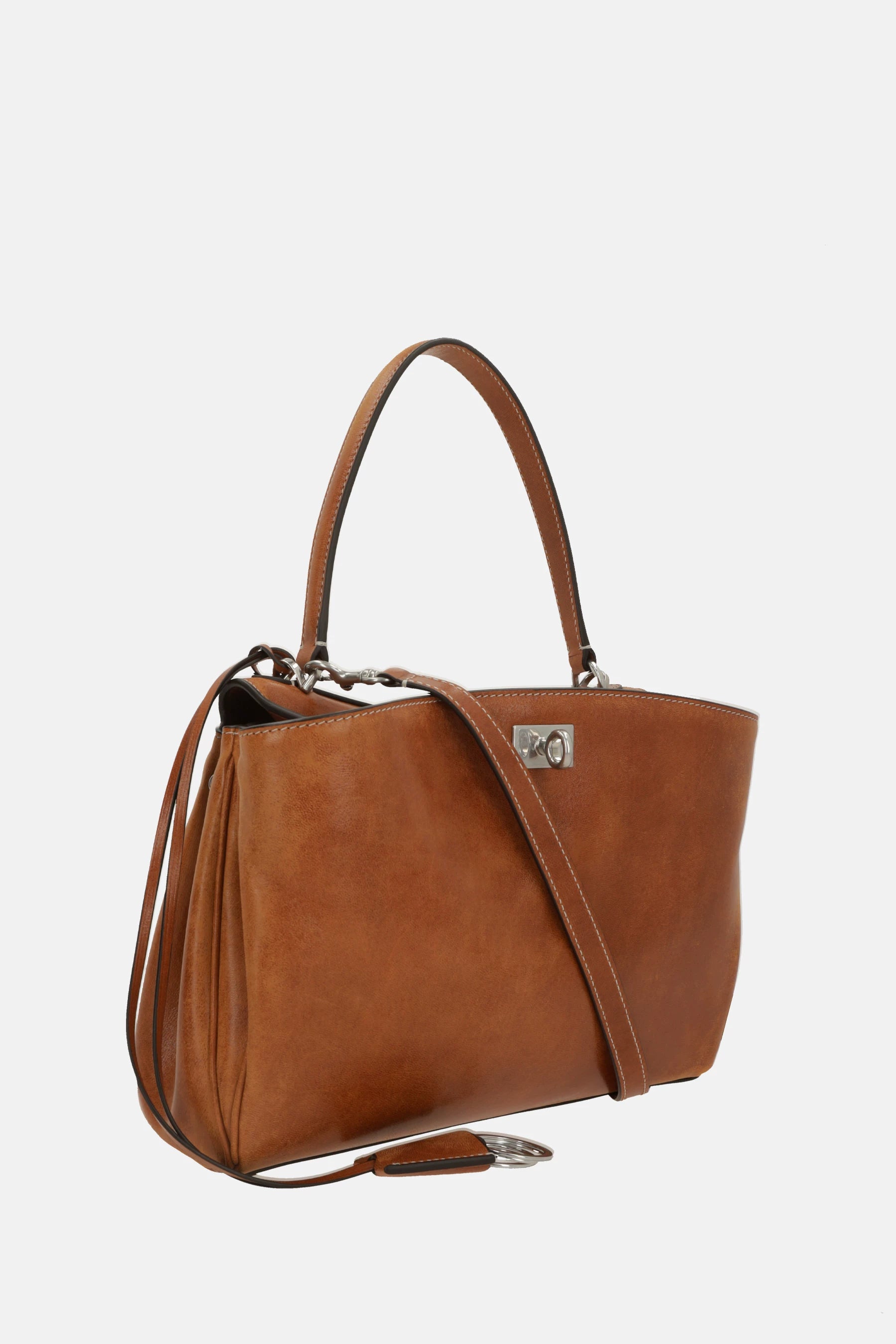 Balenciaga Women's Rodeo S Small Shoulder Bag in Brown
