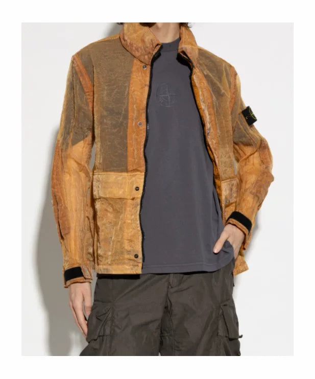 Stone Island Men's Jacket in Yellow