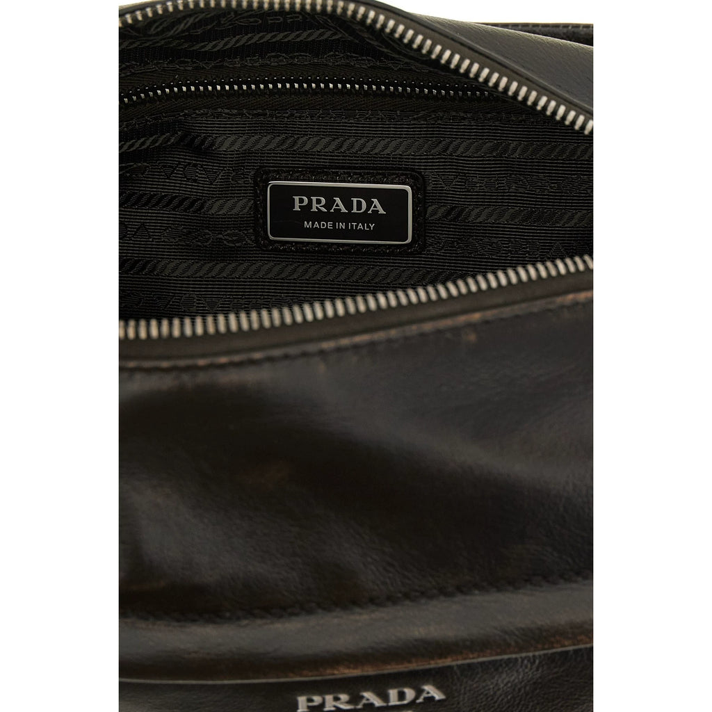 Prada Men's Crossbody Bag in Brown