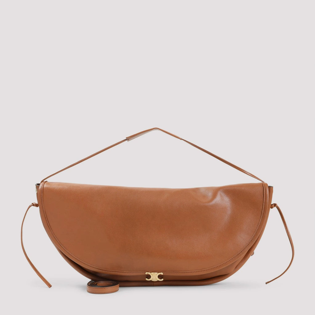Celine Women's Halfmoon Large Bag in Brown
