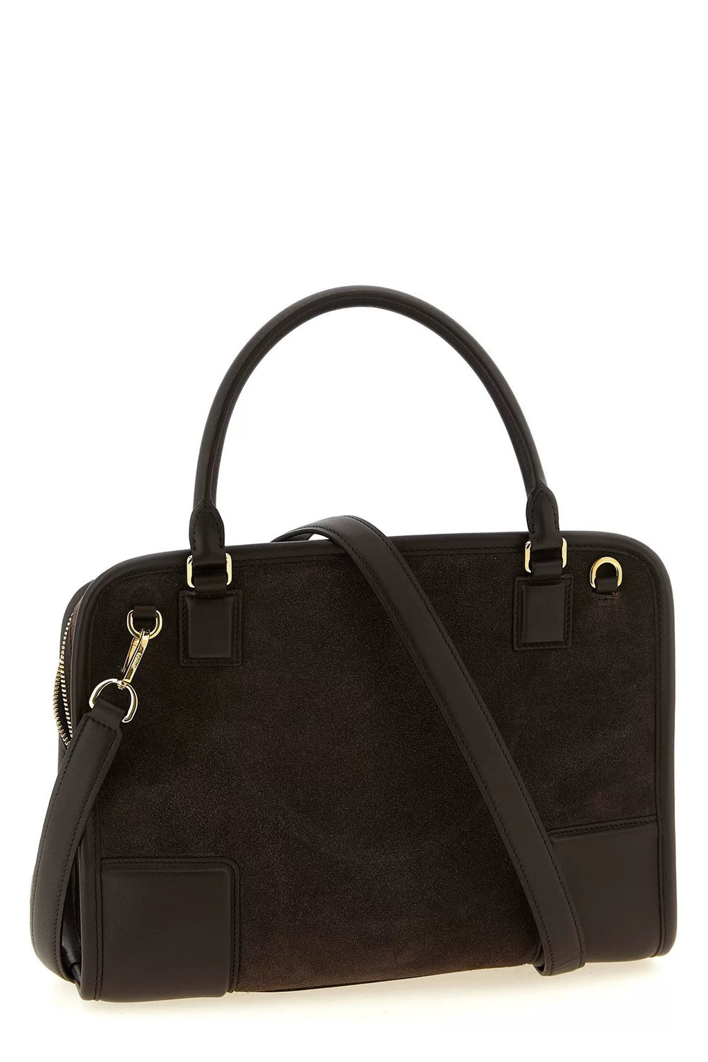LOEWE Women's Medium Amazona 180 Shoulder Bag in Dark Brown