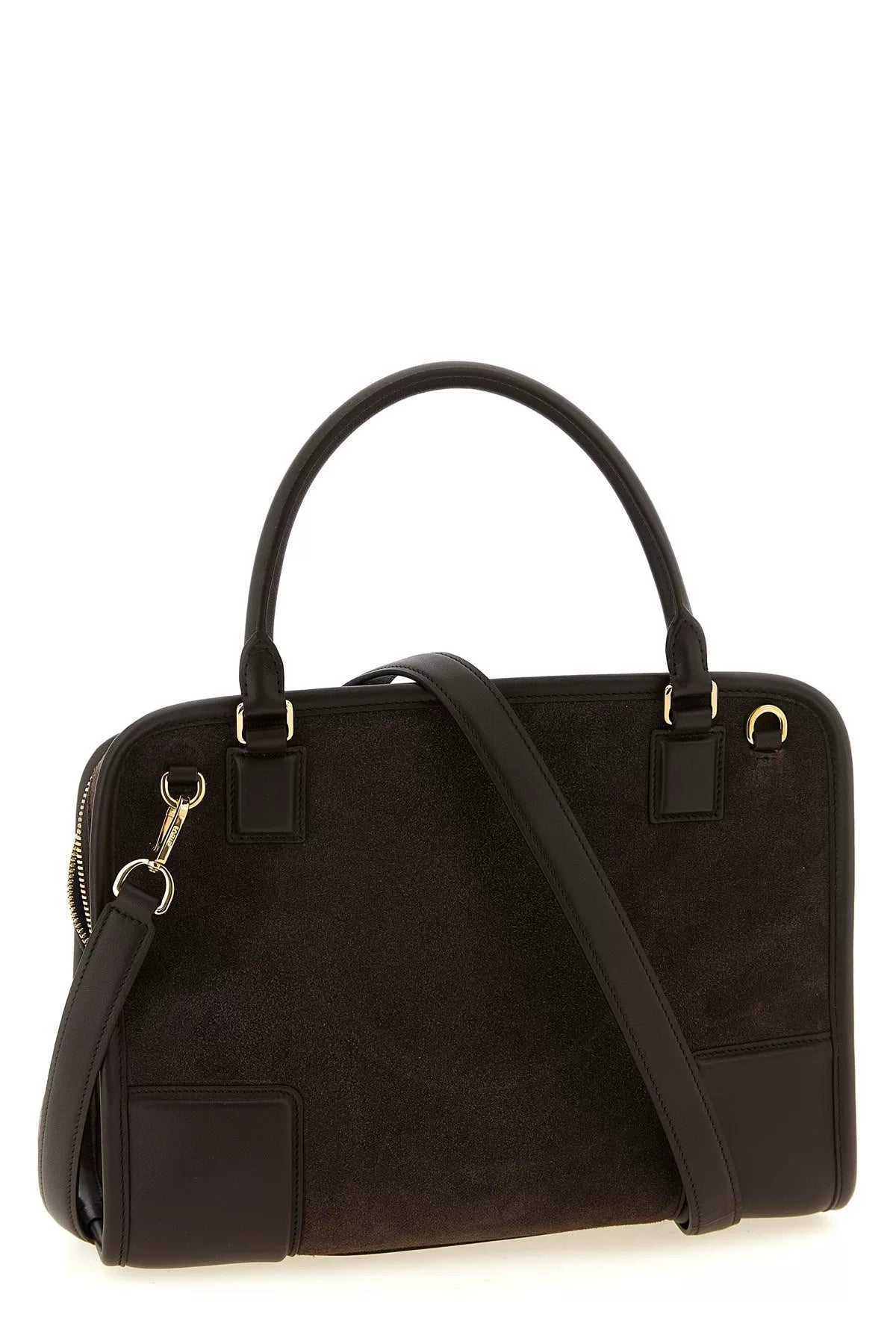 LOEWE Women's Medium Amazona 180 Shoulder Bag in Dark Brown