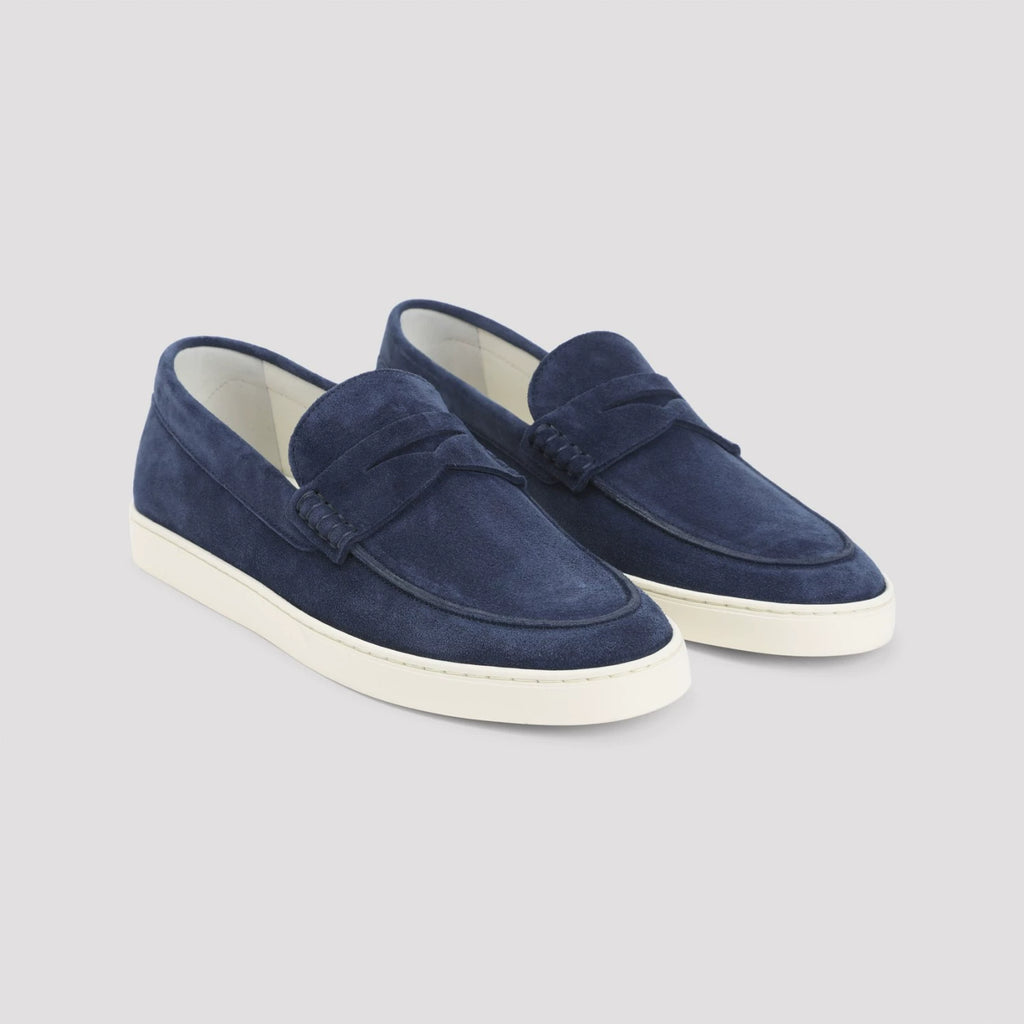 Brunello Cucinelli Men's Loafers in Blue