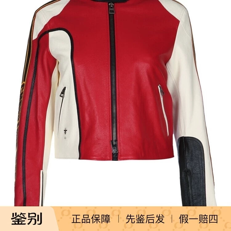 Dior Women's Leather Jacket in Black