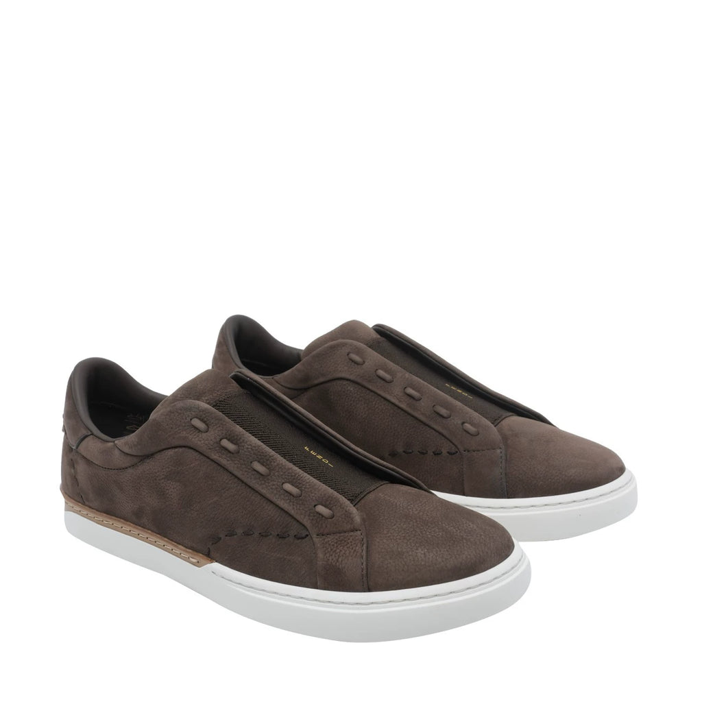 Fendi Men's City Sneakers in Brown