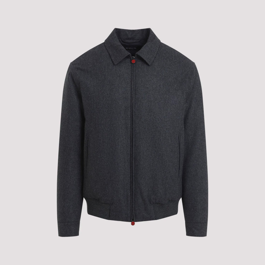 Kiton Men's Jacket in Grey