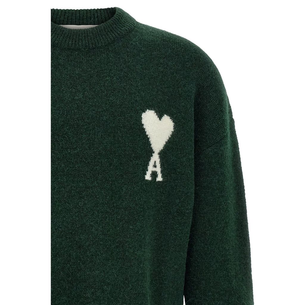 Ami Alexandre Mattiussi Ami Paris Adc Sweater in Green