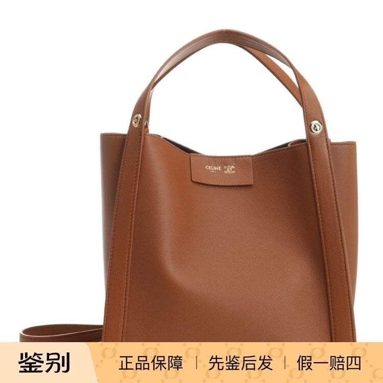 Celine Women's Cube Small Shoulder Bag in Brown
