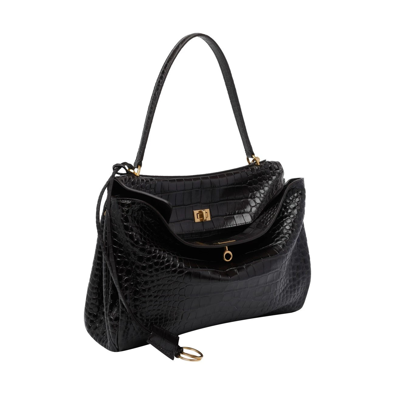 Balenciaga Women's Rodeo Medium Shoulder Bag in Brown