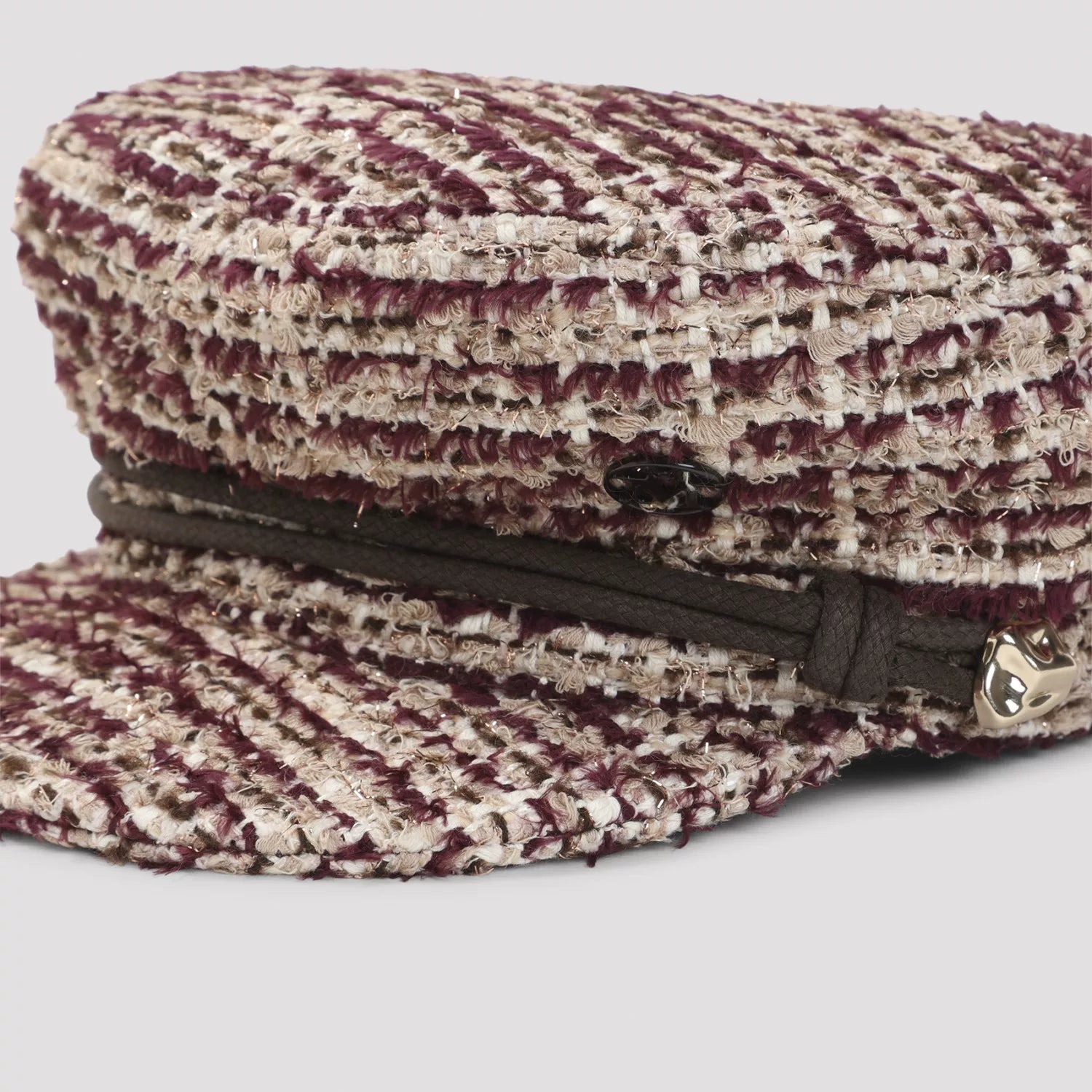 Maison Michel New Abby Hat in Burgundy