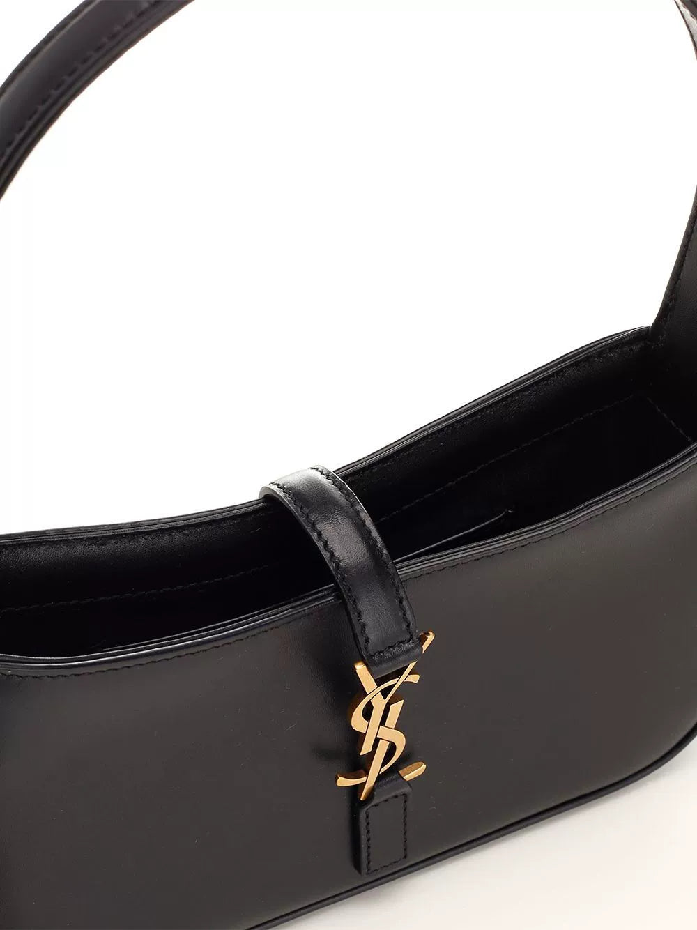Saint Laurent YSL Le 5a7 Hobo Mini Bag in Black