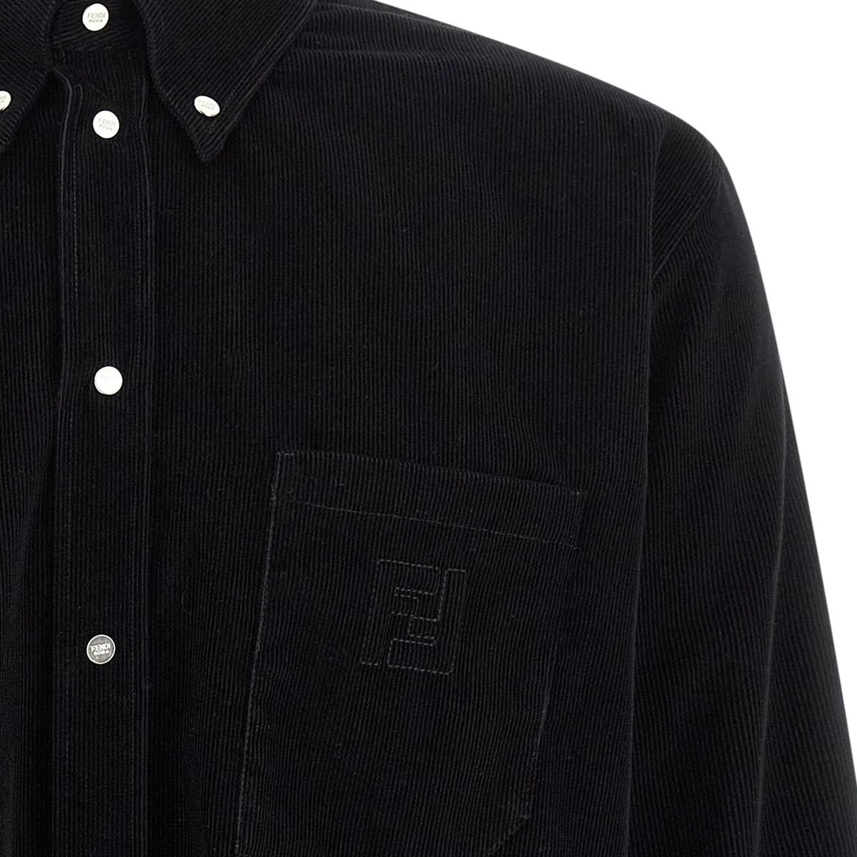 Fendi Men's Shirt in Black