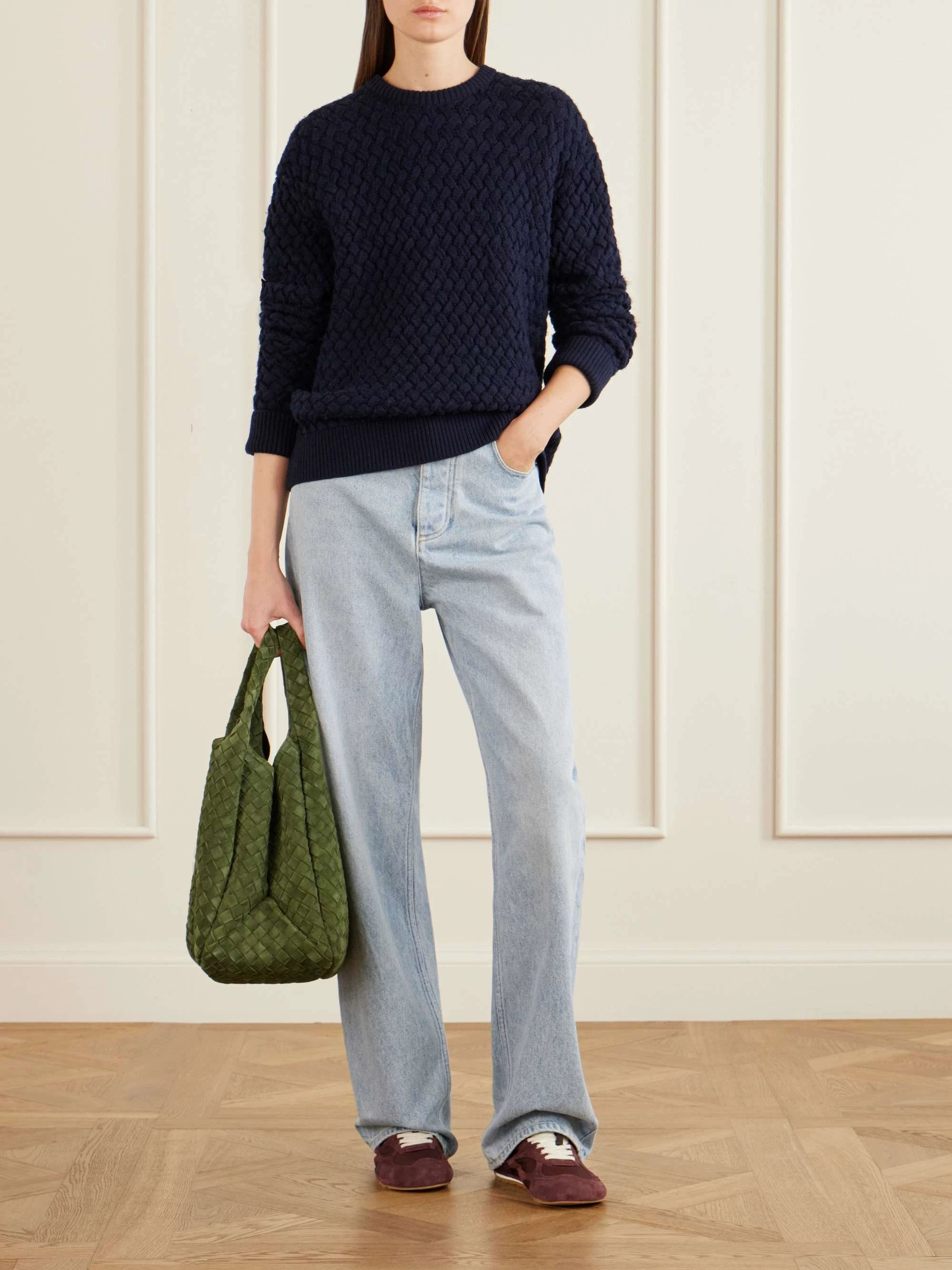 Bottega Veneta Women's Campana Large Bag in Green