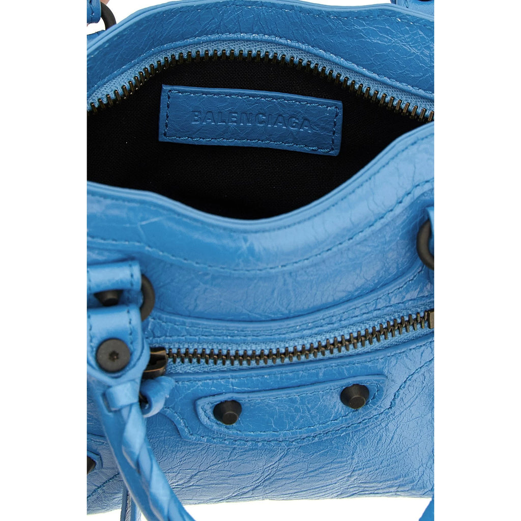 Balenciaga Women's Le City Nano Bag in Blue