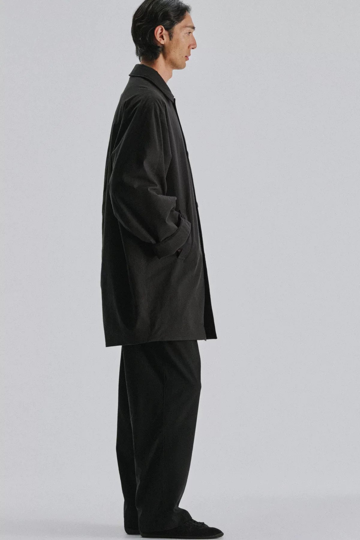 The Row Men's Verna Coat in Black