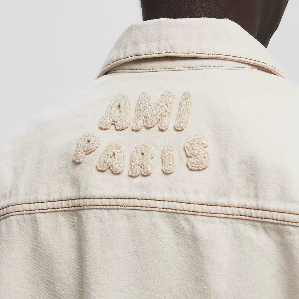 Ami Paris Men's Hjk247de0039 Jacket in White