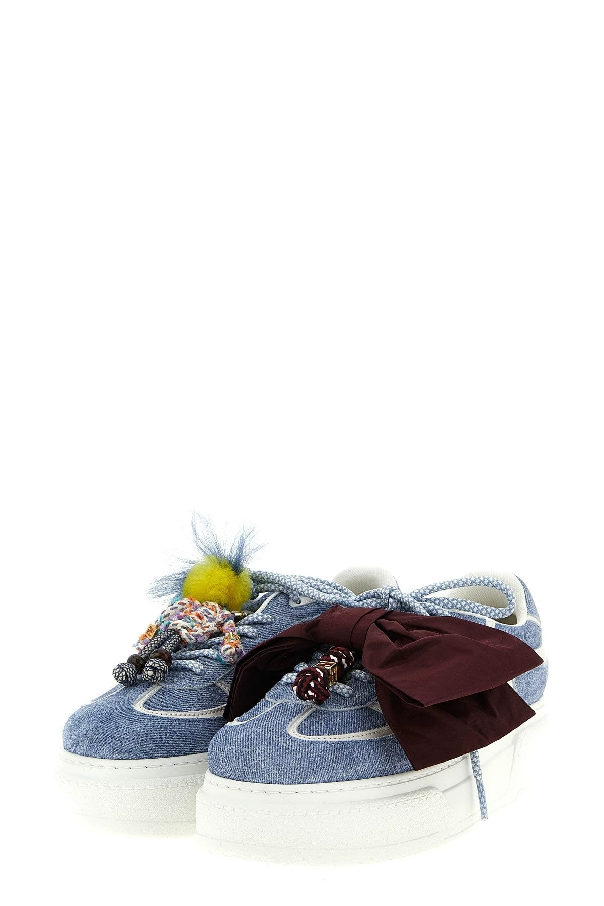 Fendi Women's Match Sneakers in Blue