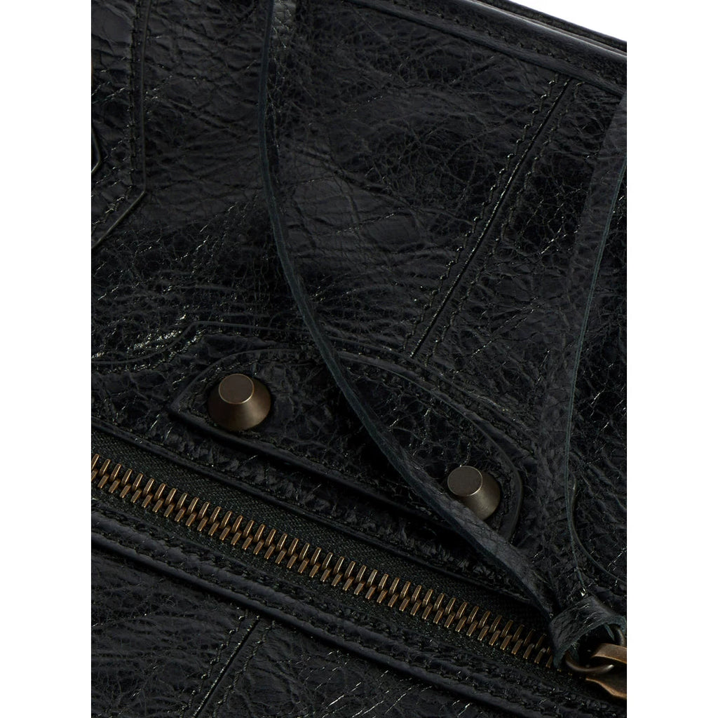 Balenciaga Men's Le City Flap Small Bag in Black