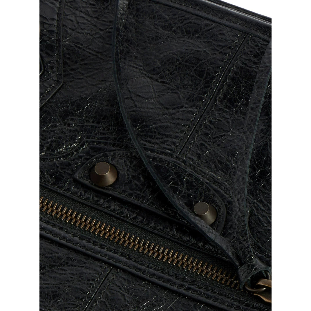 Balenciaga Men's Le City Flap Small Bag in Black