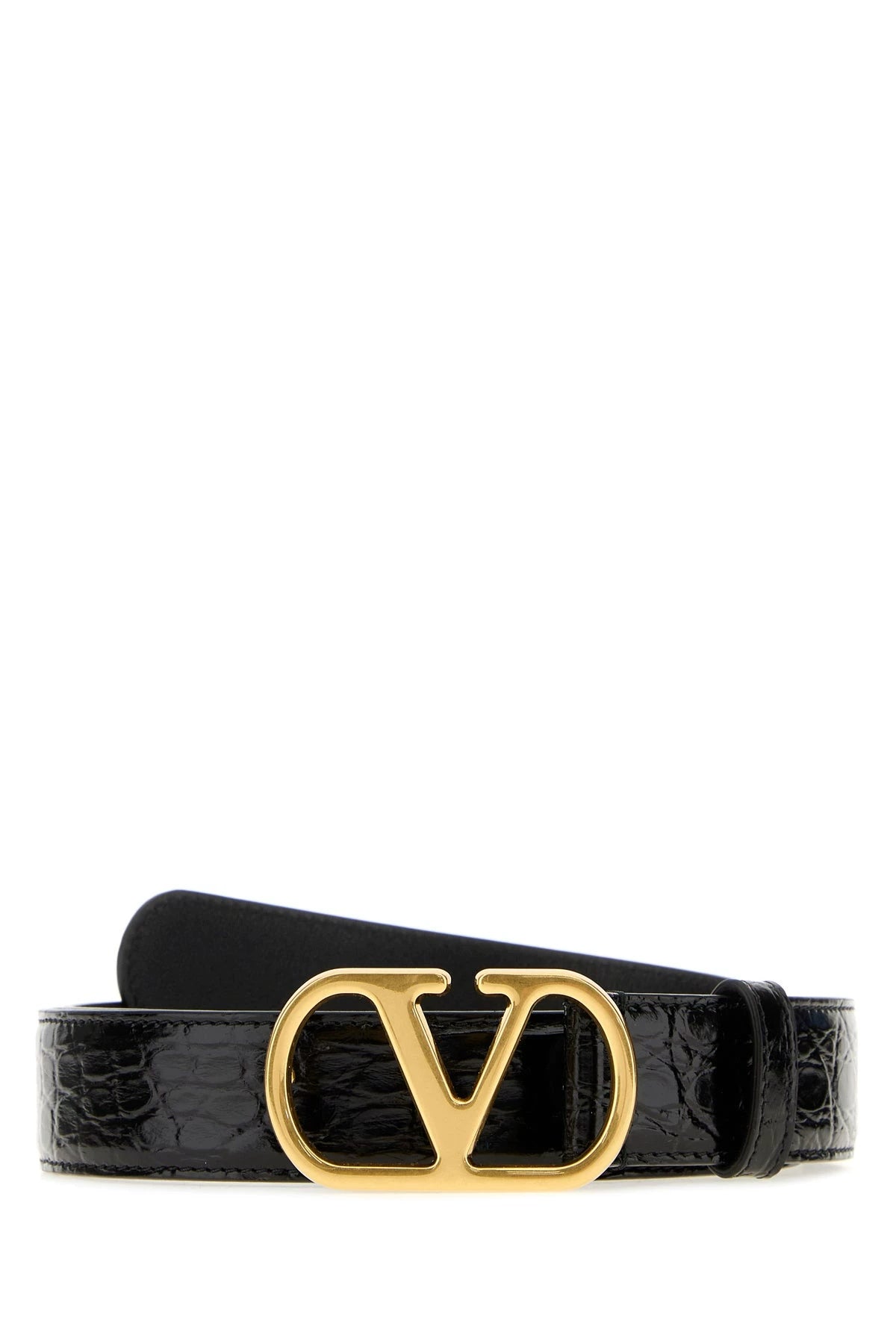 Bottega Veneta Men's Valentinio Cm Belt in Black