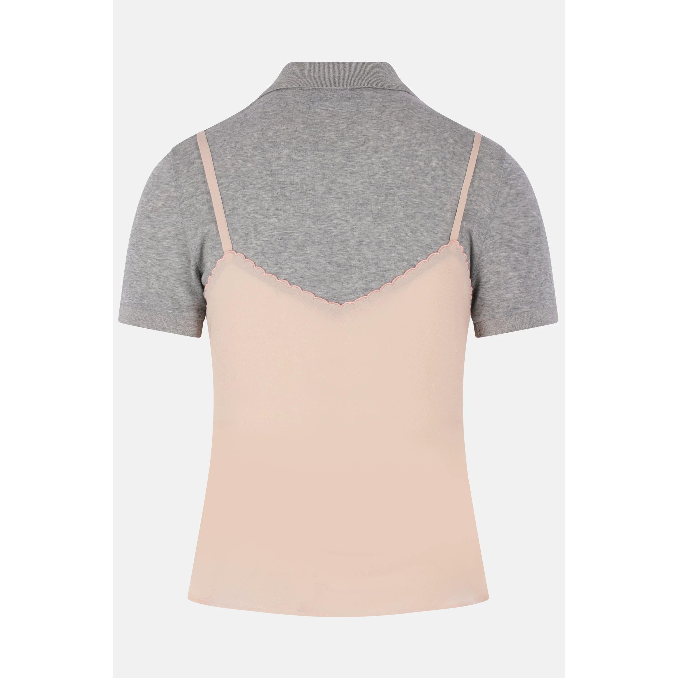 Miu Miu Women's Polo Polo Shirt in Grey