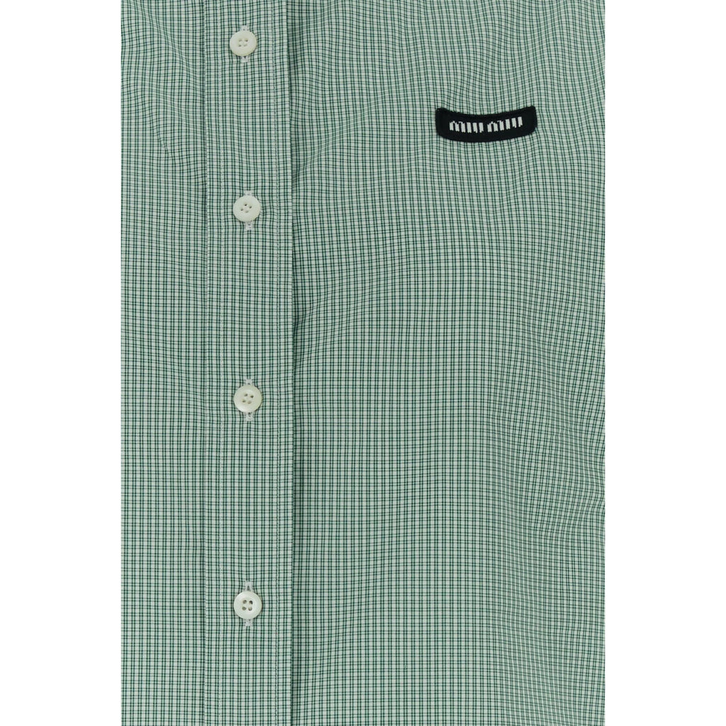 Miu Miu Women's Shirt in Green