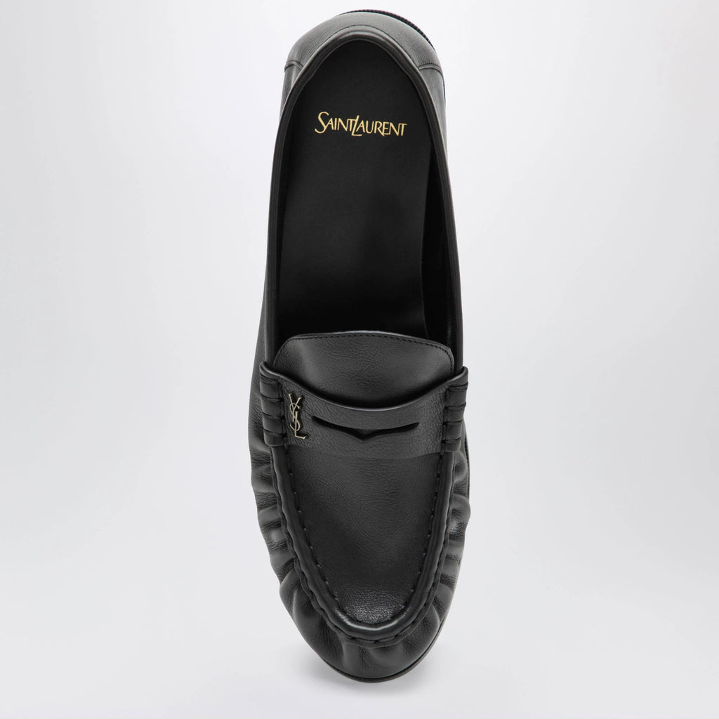 Saint Laurent Men's Le Loafer YSL Loafers in Black