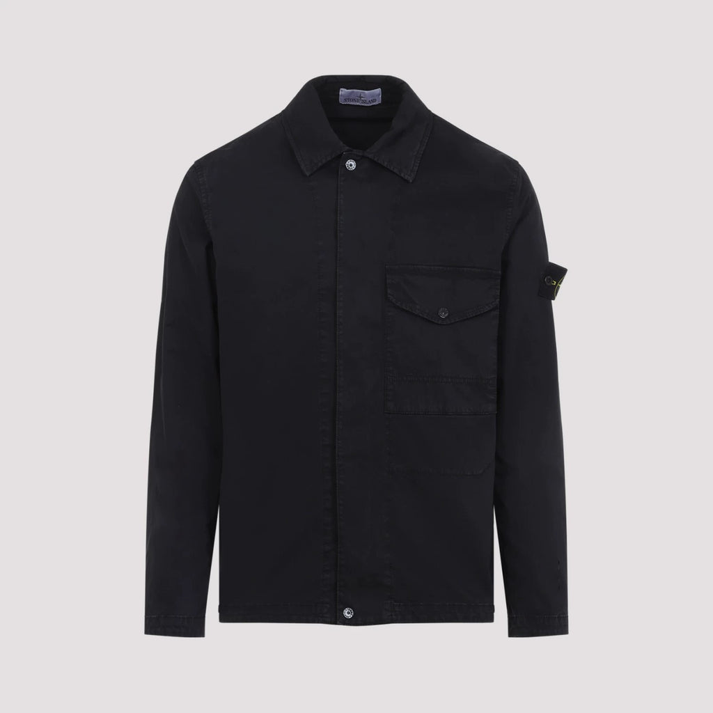 Stone Island Men's Jacket in Black