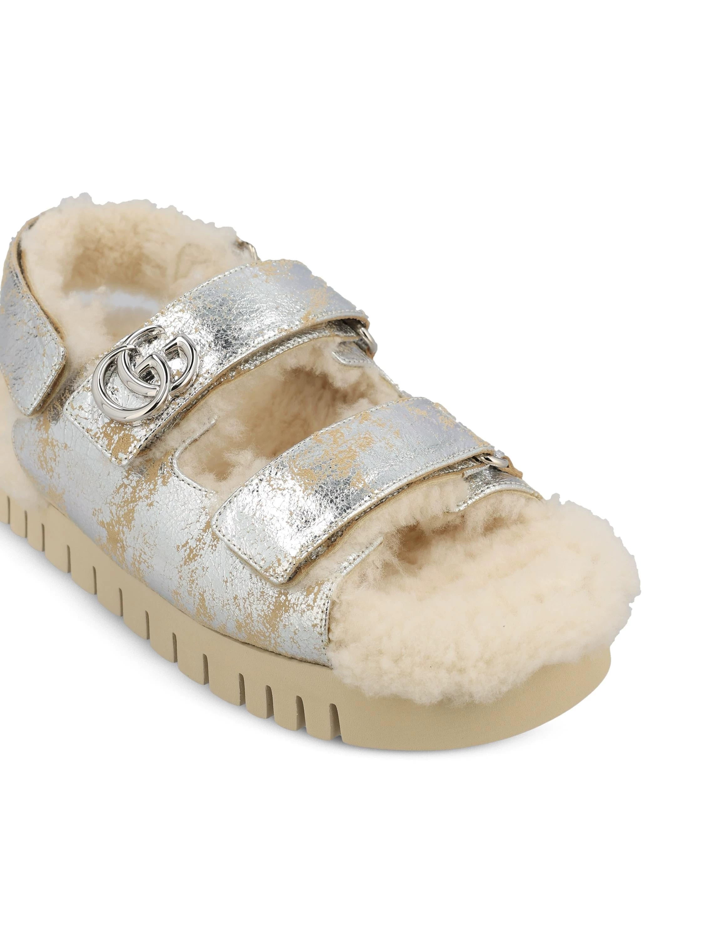Gucci Women's Slippers in Silver