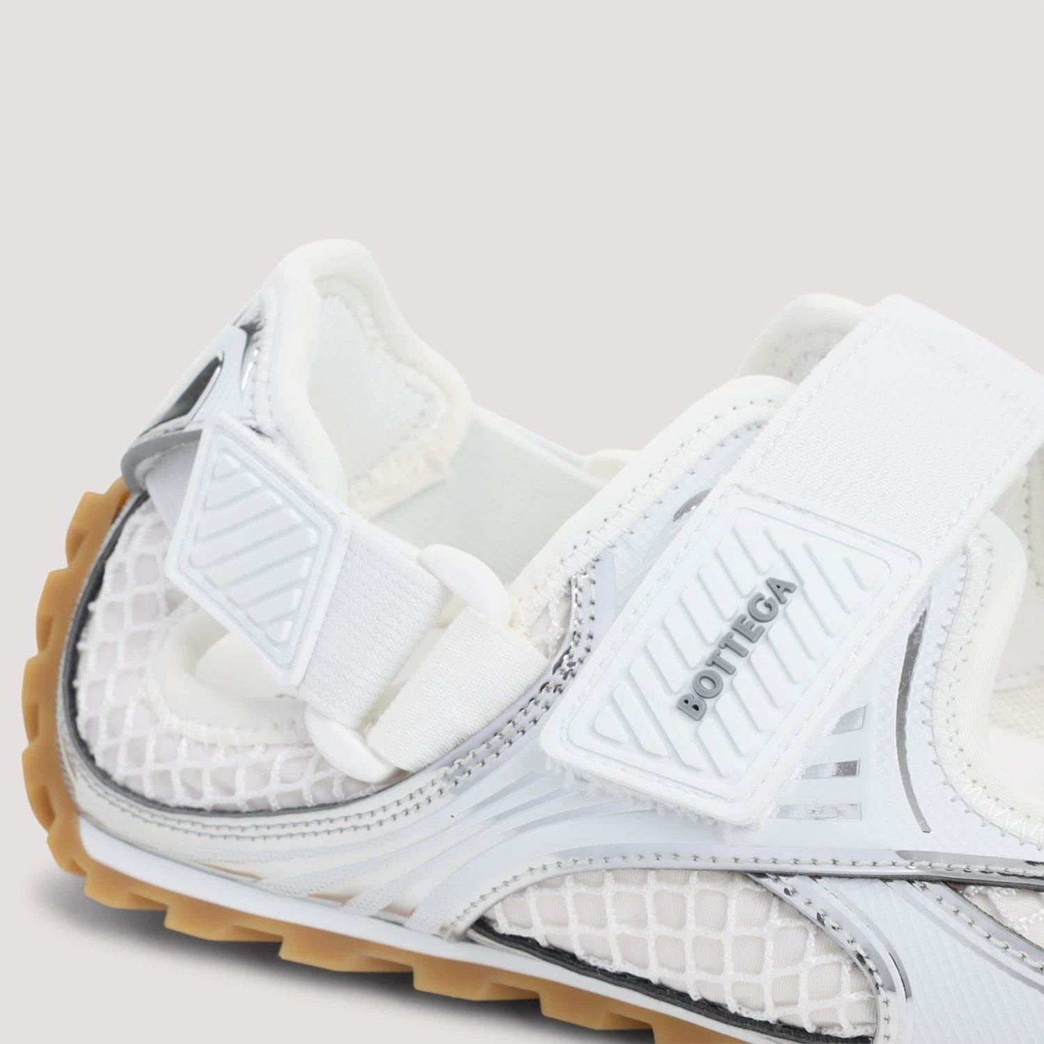 Bottega Veneta Women's Orbit Bv Sneakers in Silver