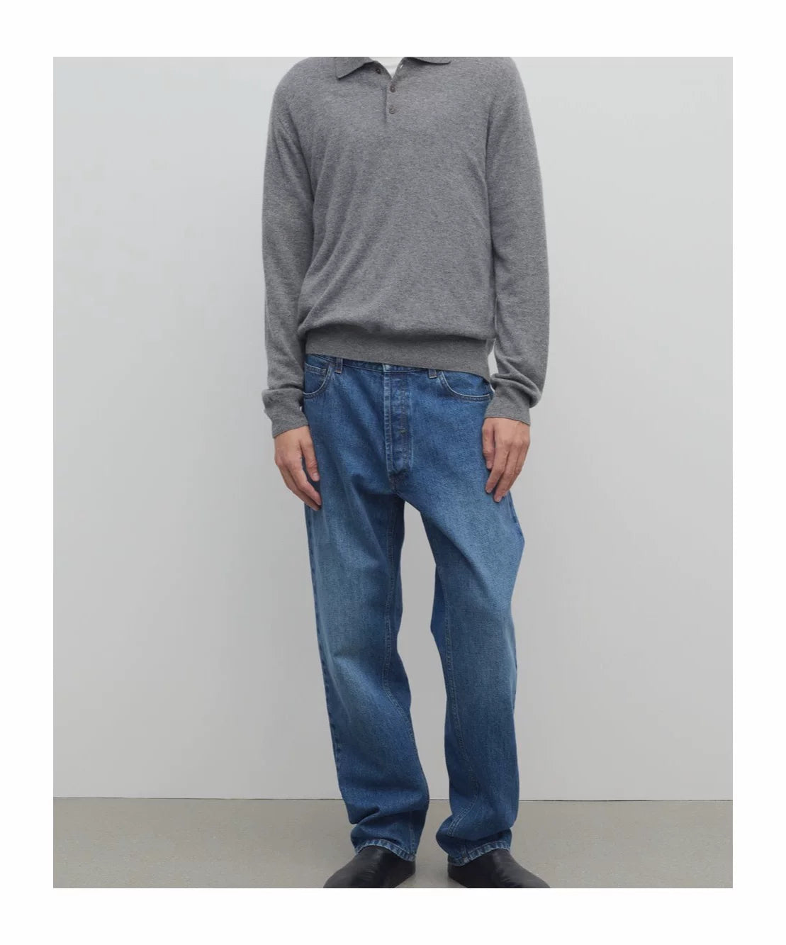 The Row Men's Burt Jeans in Blue
