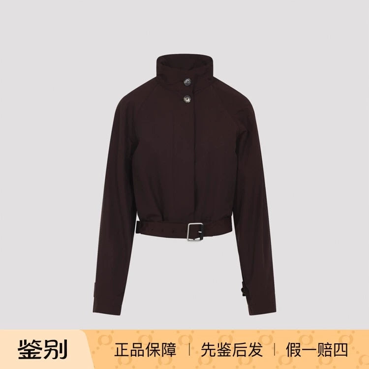 Loewe Women's Trench Coat in Burgundy