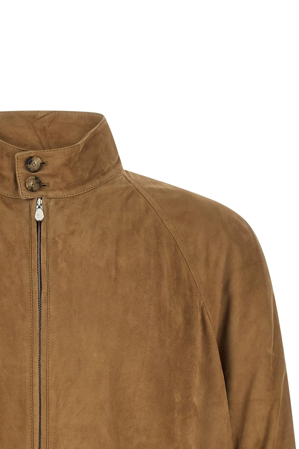 Brunello Cucinelli Men's Leather Jacket in Brown
