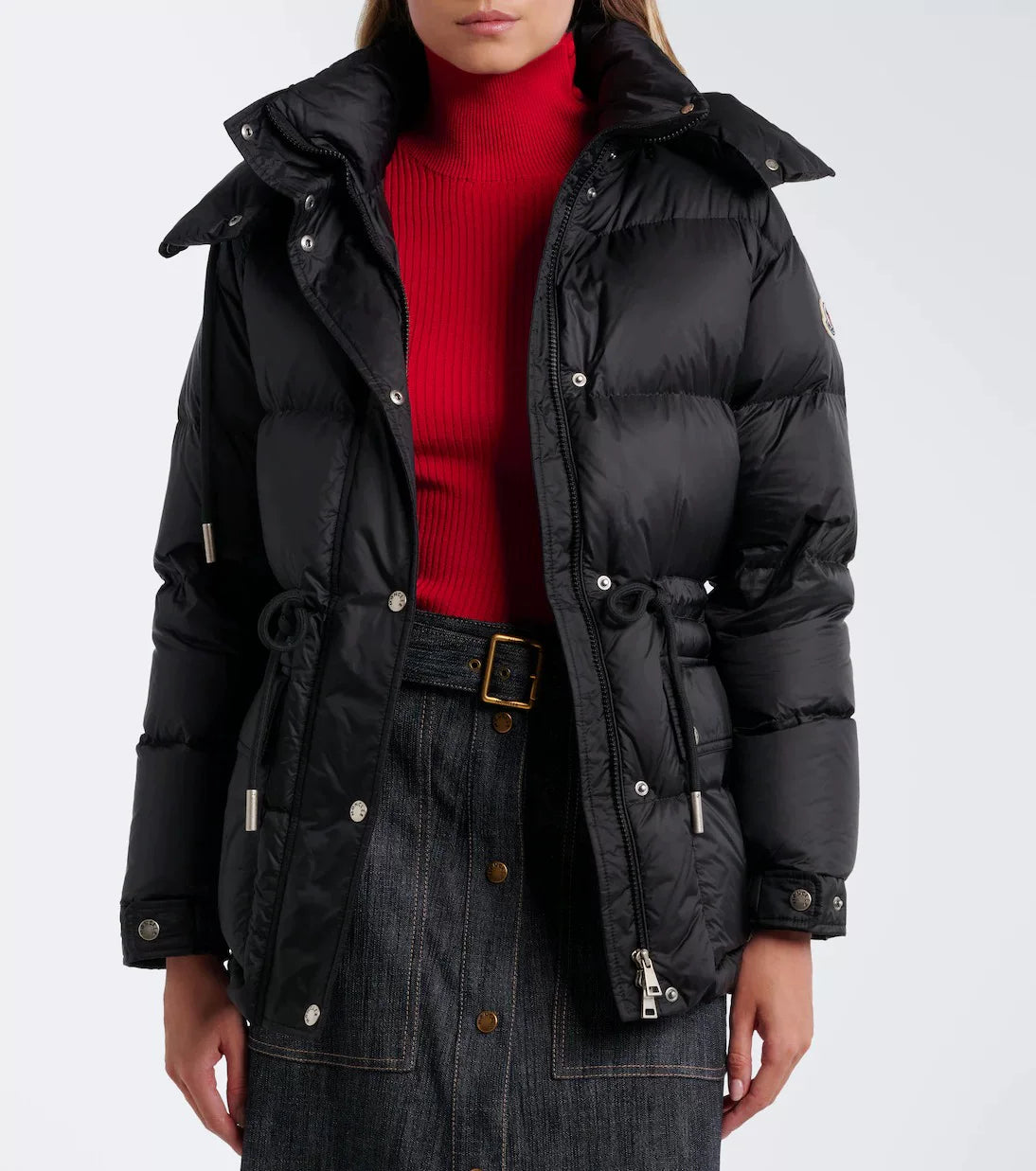 Moncler Women's Sesie Down Jacket in Black