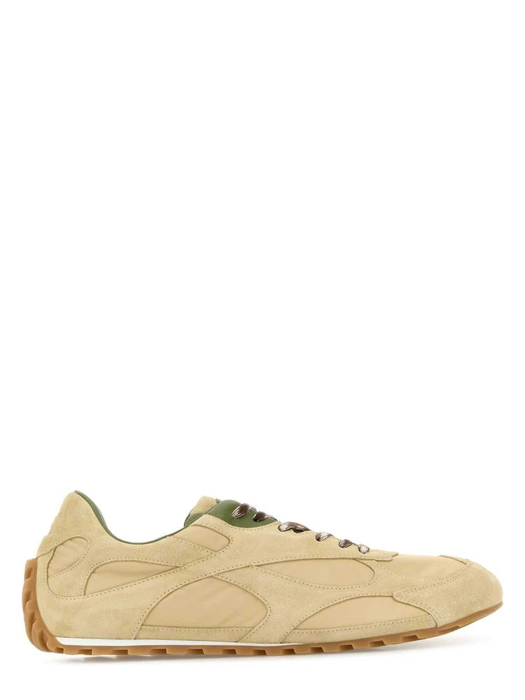 Bottega Veneta Men's Flash Orbit Sneakers in Beige