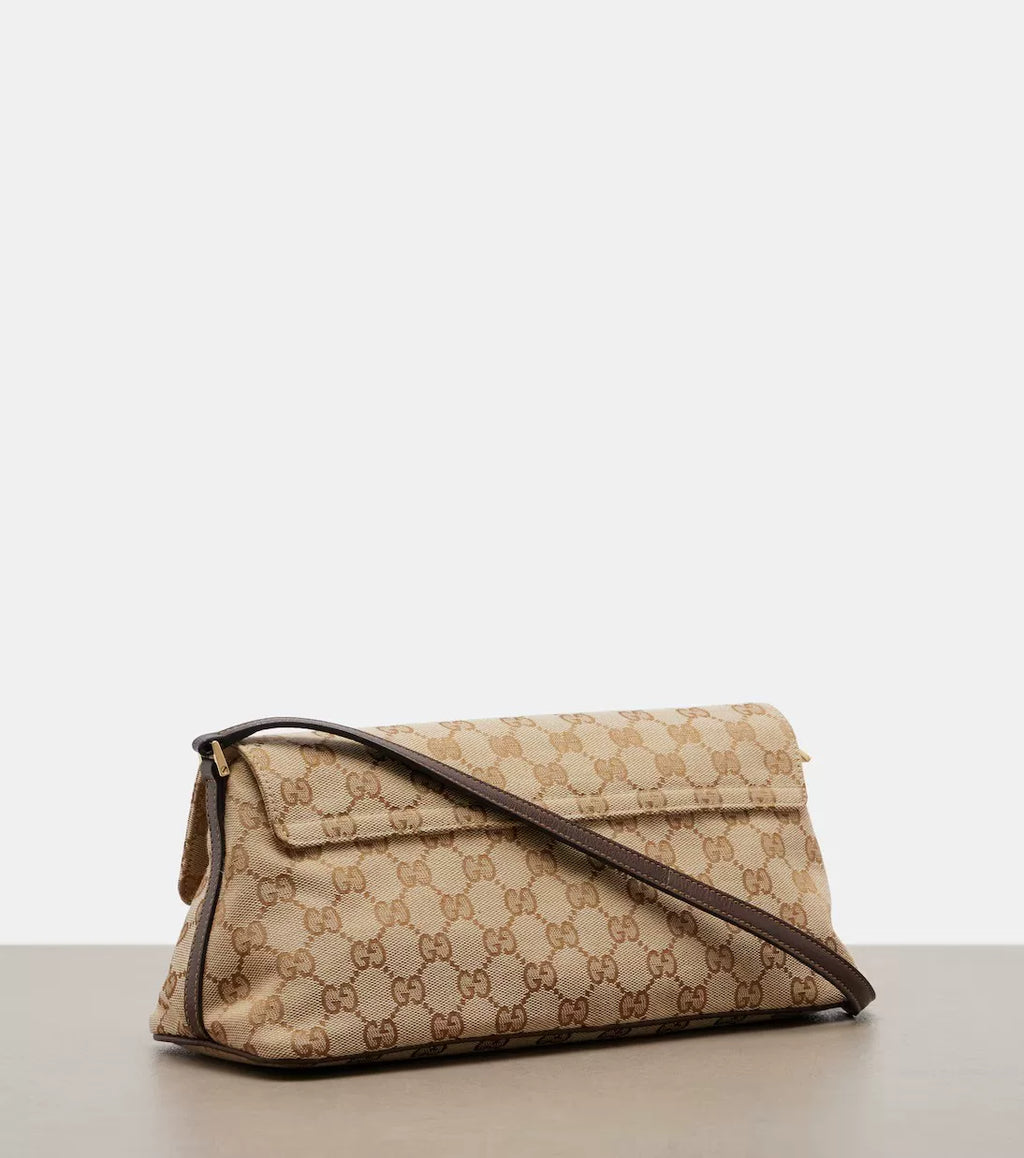 GUCCI Women's Medium Madison Canvas Shoulder Bag in Beige