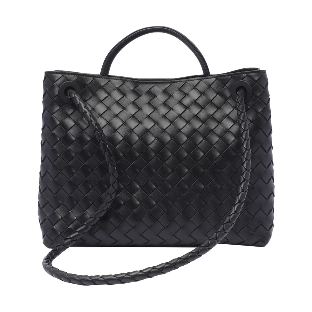 Bottega Veneta Women's Andiamo Medium Shoulder Bag in Black