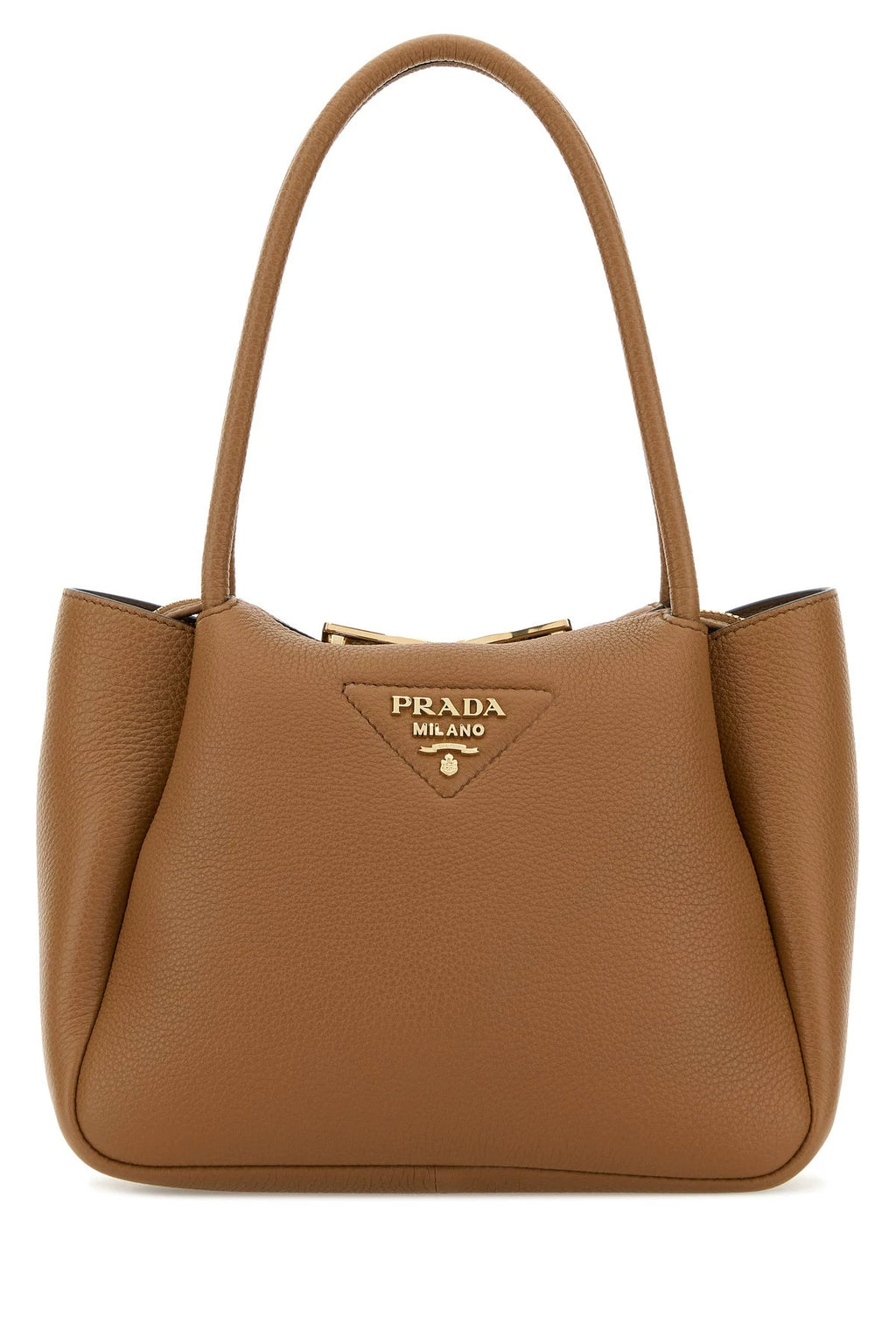 Prada Women's Flou Small Bag in Brown
