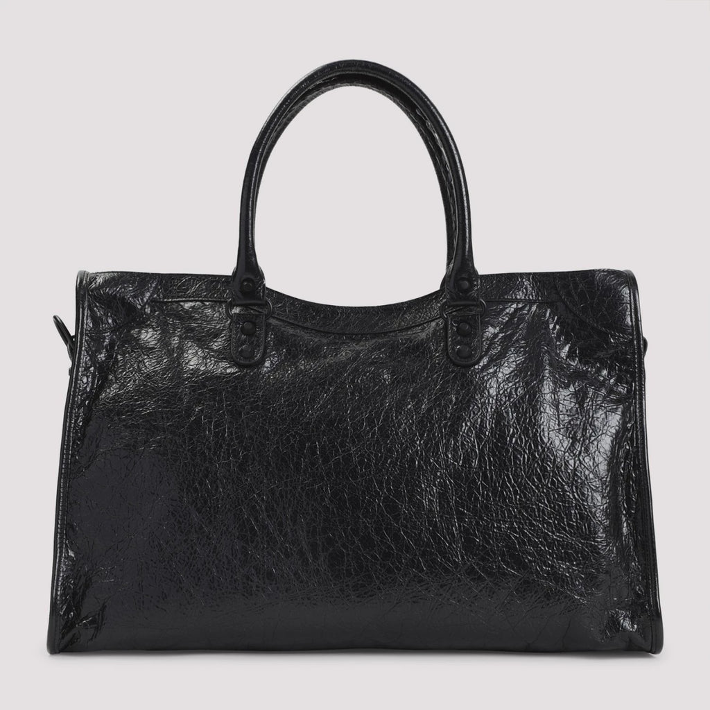 Balenciaga Men's Le City Large Bag in Black