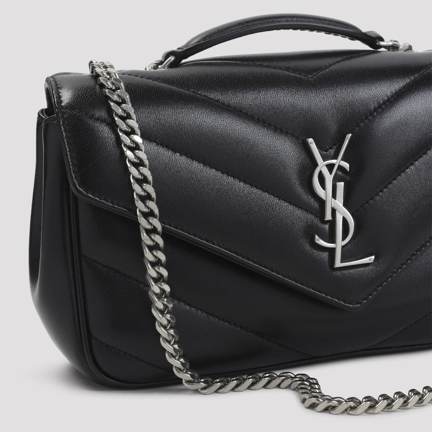 Saint Laurent YSL Loulou Small Bag in Black