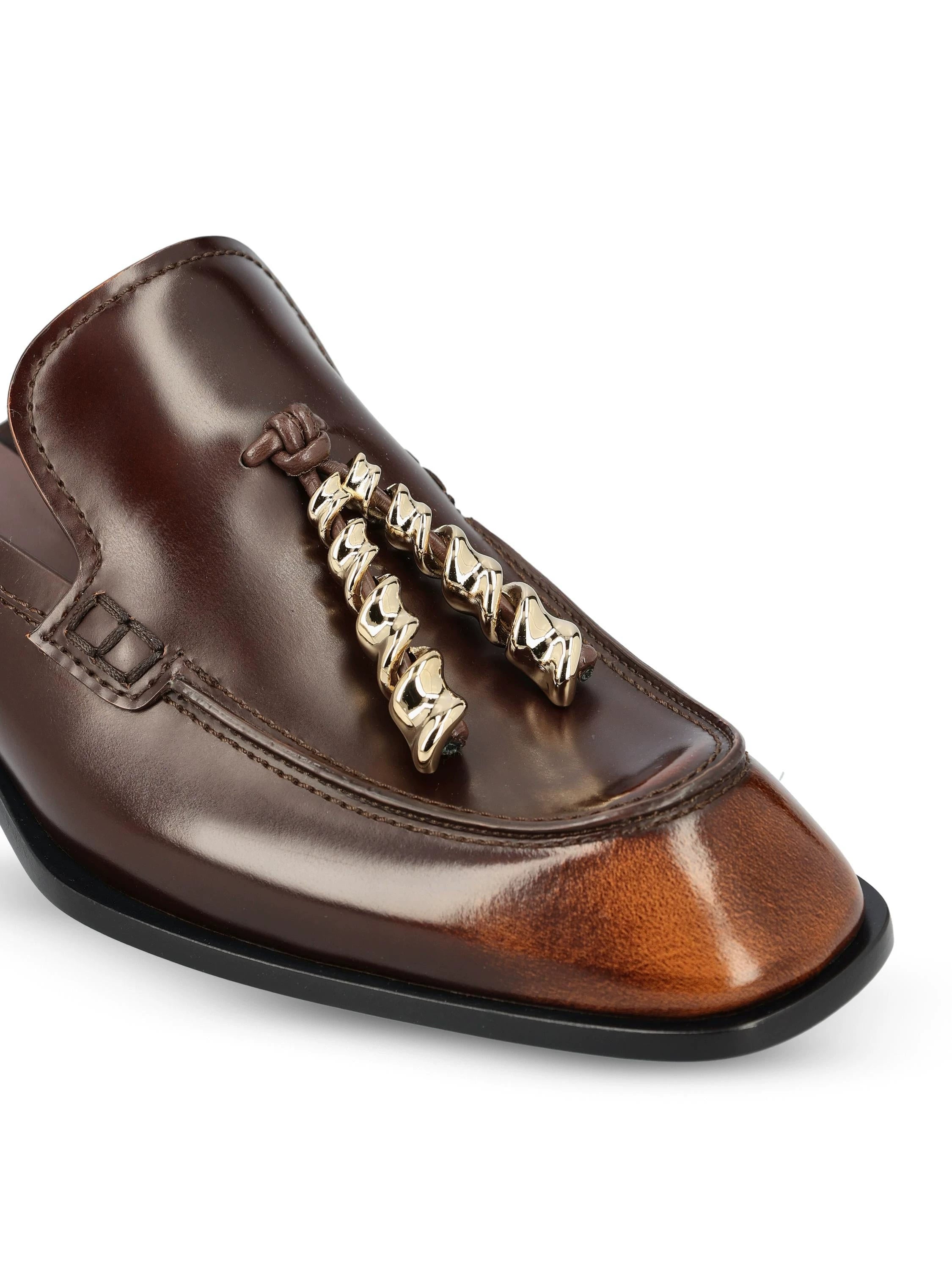 Loewe Women's Edge Slippers in Brown
