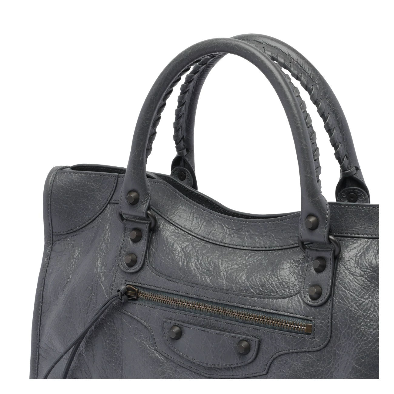 Balenciaga Women's Le City Medium Handbag in Grey