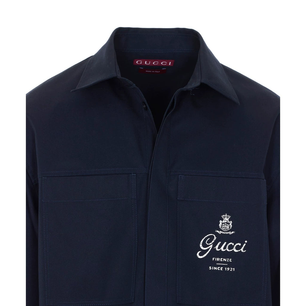 Gucci Men's Fireze Jacket in Blue