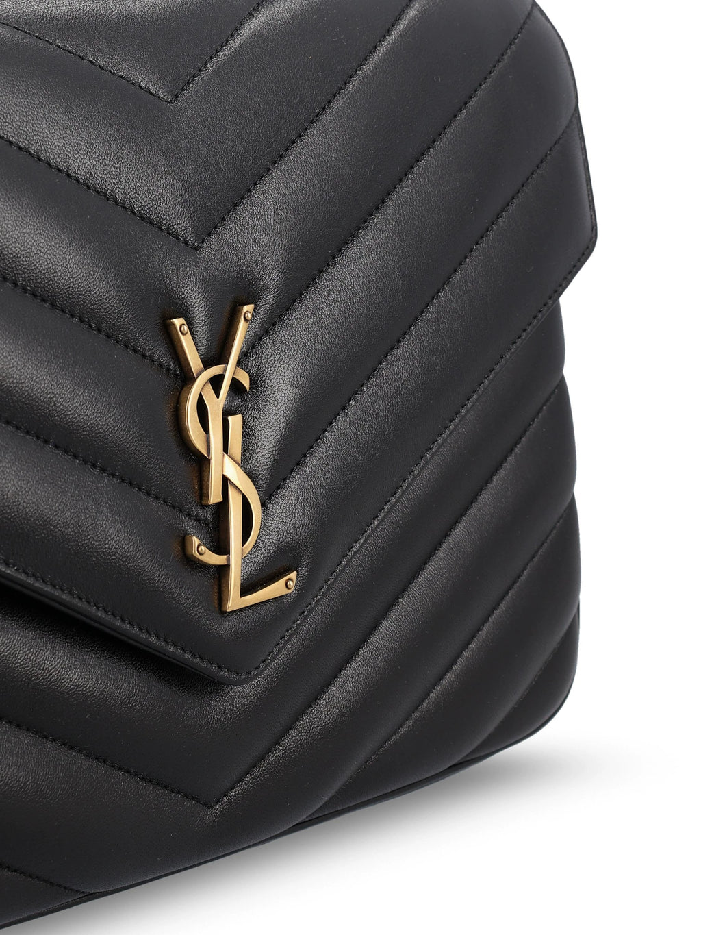 Saint Laurent Women's Saint Laurent YSL Loulou Large Bag in Black