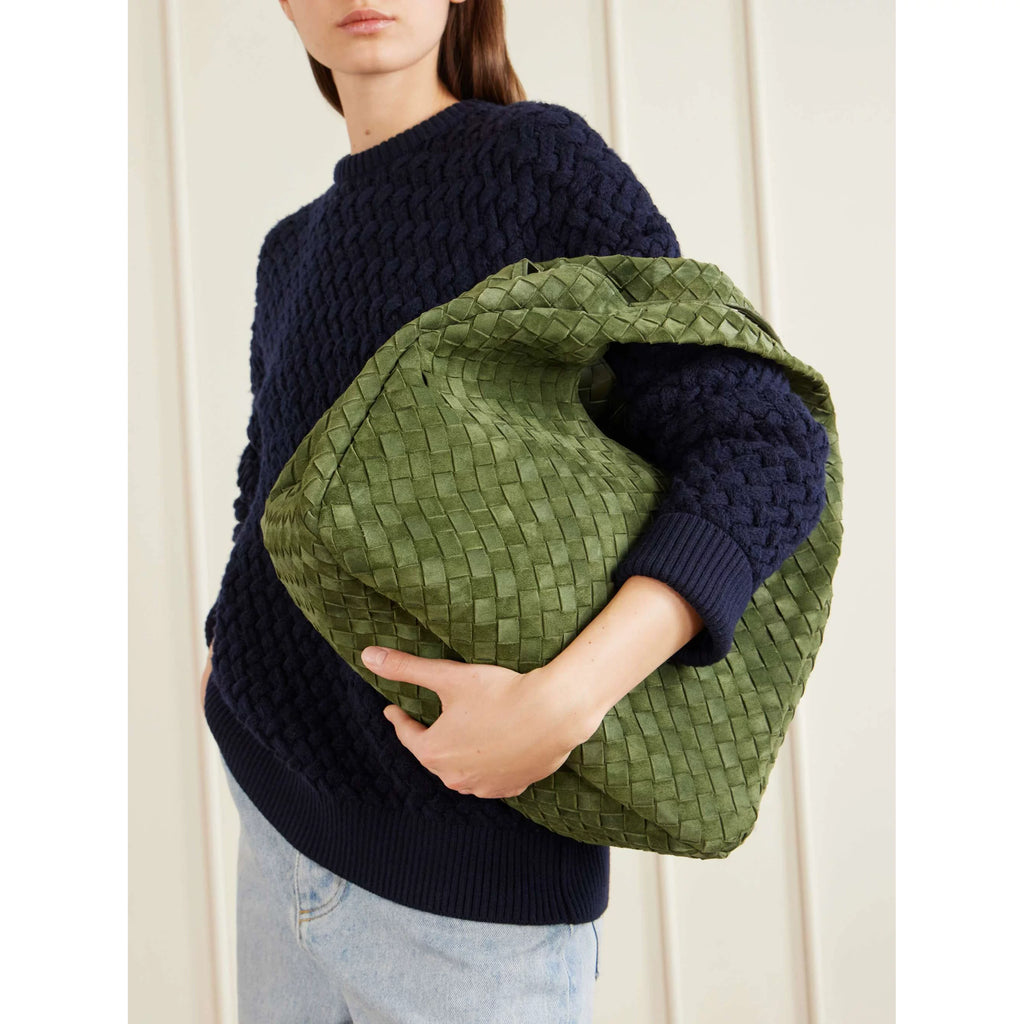 Bottega Veneta Women's Campana Large Bag in Green