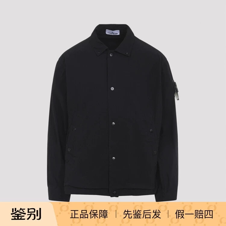Stone Island Men's Jacket in Black