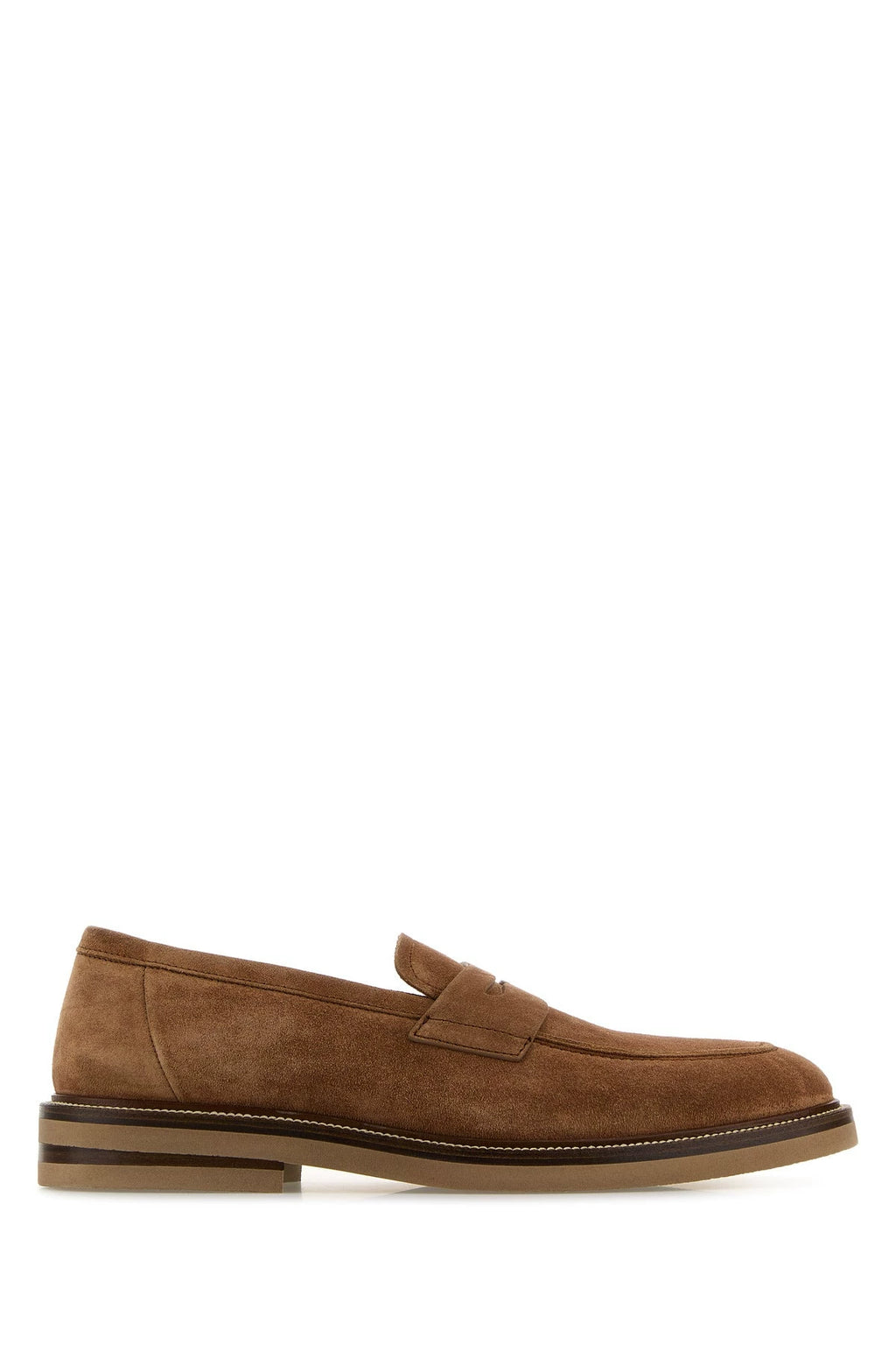 Brunello Cucinelli Men's Loafers in Brown